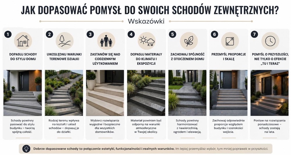 jakie schody wybrać przed dom 