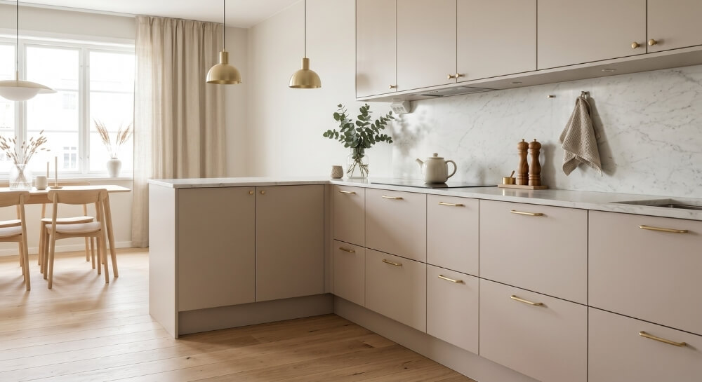 kaszmir jako subtelny kolor do kuchni