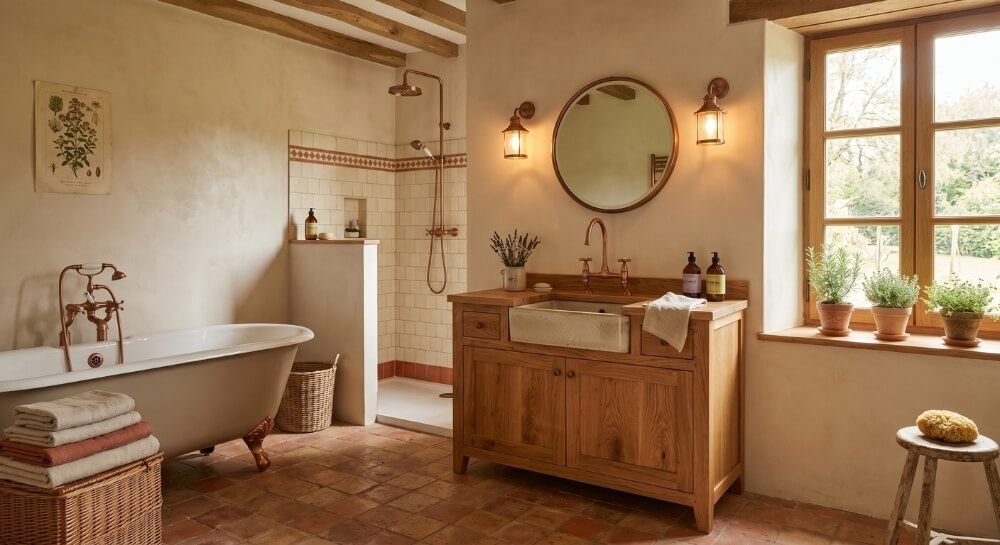 łazienka – inspiracje w dawnym stylu