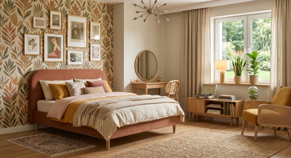 pokoje nastolatków – inspiracje na dziewczęcy pokój retro