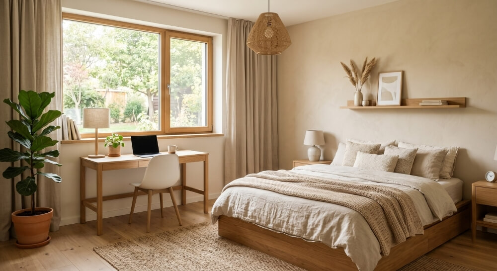 pokoje nastolatków – inspiracje z jasnymi dodatkami