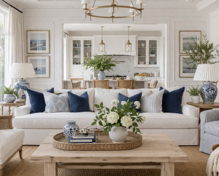 Styl hampton – charakterystyka i zastosowanie we wnętrzach