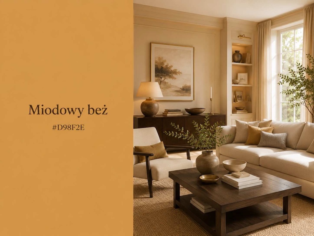 kolory beżowe z miodowymi tonami kolory beżowe miodowe