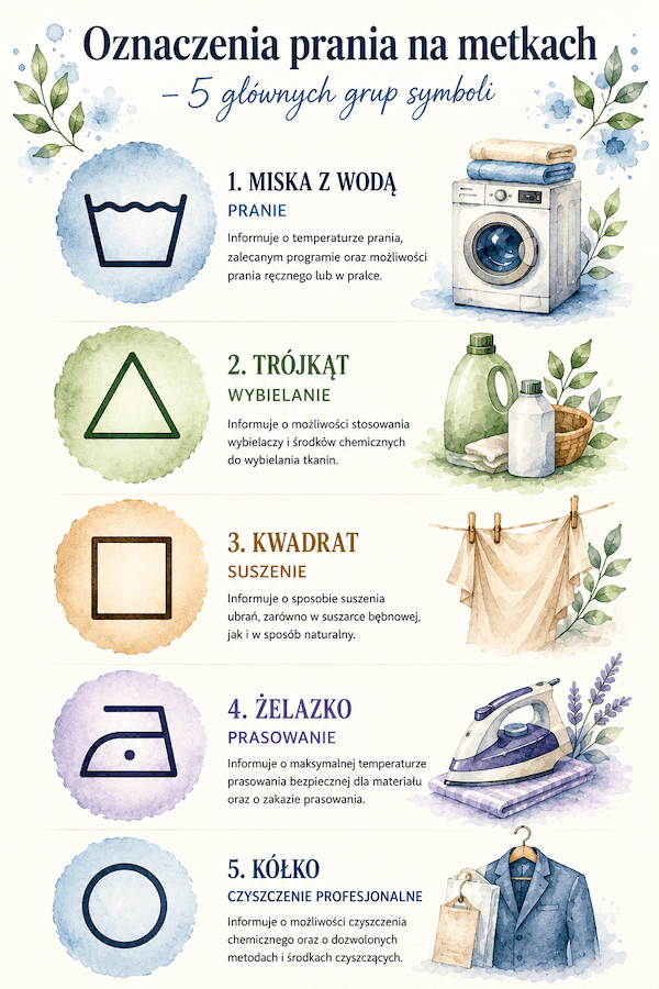 oznaczenia prania – kategorie